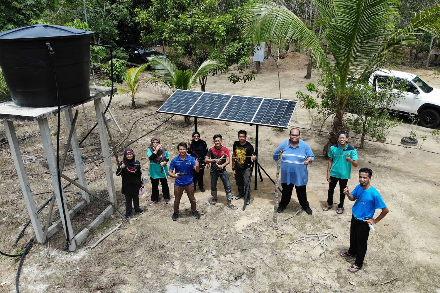 Universiti Teknologi Malaysia (UTM): Off-Grid Solar Photovoltaic Design & Knowledge Transfer Program at Kg. Orang Aslo Tewowoh, Mersing Johor, (CSR Project with Bank Islam Malaysia Berhad)